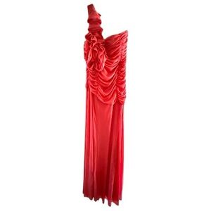 NWT Romeo & Juliet Couture Vibrant Red One-Shoulder Dress